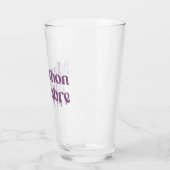 MOTM24 Pintガラス – 紫 タンブラーグラス (左)