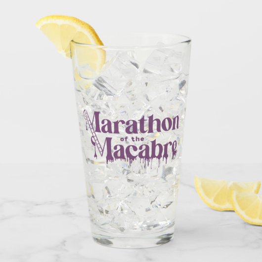 MOTM24 Pintガラス – 紫 タンブラーグラス (アイス正面)