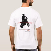 Motoの星のSupermotoの放送時間 Tシャツ (裏面)