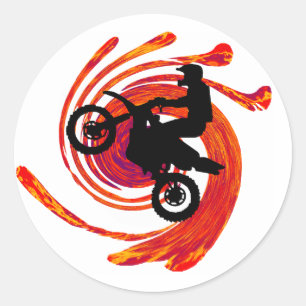 Moto消防車 ラウンドシール