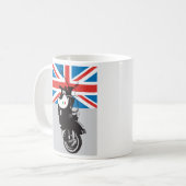 Moto |のレトロのスズメバチ コーヒーマグカップ (正面左)