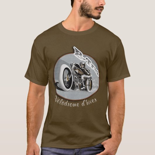 moto board track racer tシャツ (正面)