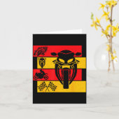 Moto Gp Motorcycle Gp Racing Motorcycles Biker Boy カード (黄色い花)