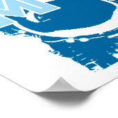 Moto Guzzi V7ストーンエンジンブロック ポスター (角)