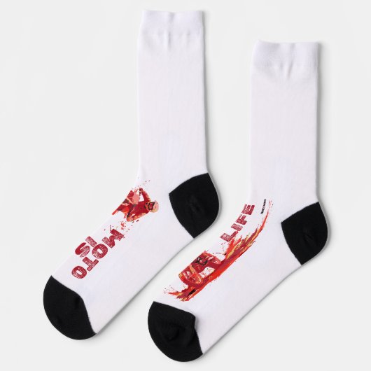 Moto Is Life Crew Socks ソックス (左)