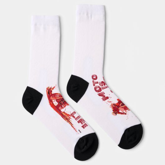 Moto Is Life Crew Socks ソックス (右)