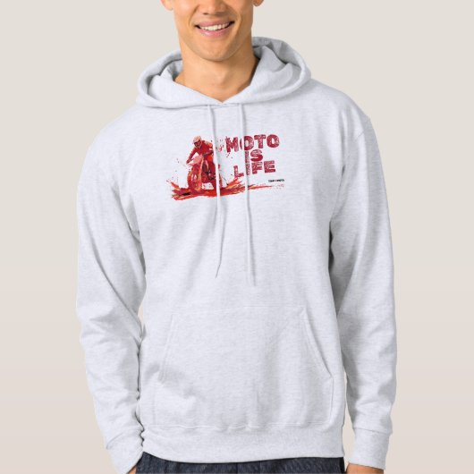 Moto Is Life Hoodie パーカ (正面)