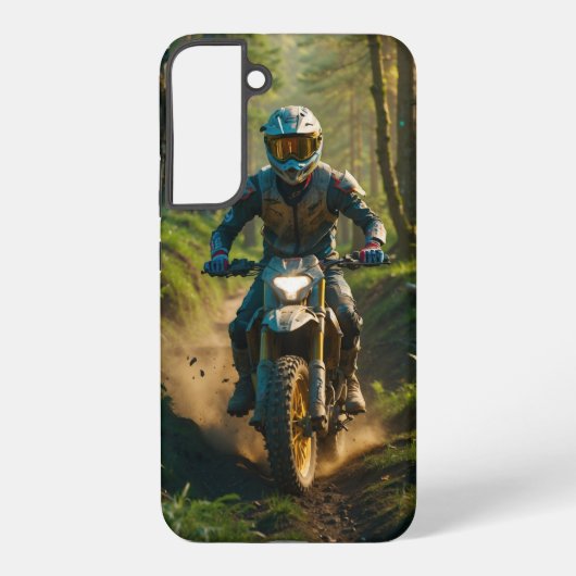Moto-xing - モトクロスレーサー samsung galaxyケース (裏面)