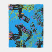 Moto-xing - Motocross Racers フリースブランケット (正面)