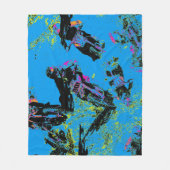 Moto-xing - Motocross Racers フリースブランケット (正面)