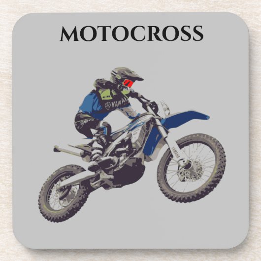 MOTOCROSSコースターとコルクバックセット。 コースター (正面)
