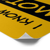 Motocrossダートバイクポスターのお金 ポスター (角)