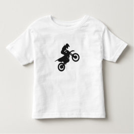 Motocrossドライバ – 背景色を選択 トドラーTシャツ