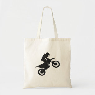 Motocrossドライバ-背景色を選択 トートバッグ