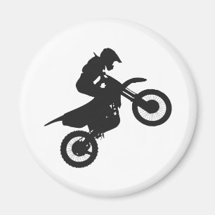 Motocrossドライバ-背景色を選択 マグネット