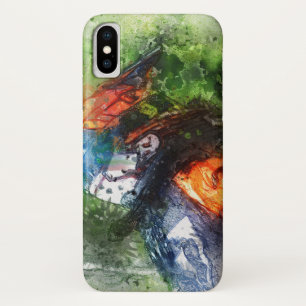 Motocrossライダーアートデザイナーケース iPhone X ケース