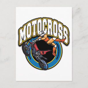 Motocrossロゴ ポストカード