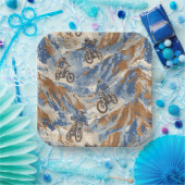 Motocross  ペーパープレート (パーティー)