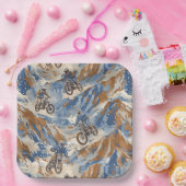 Motocross  ペーパープレート (パーティー)