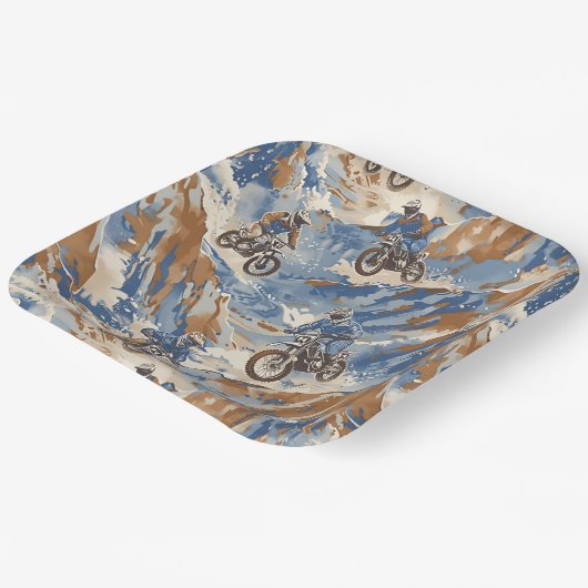 Motocross  ペーパープレート (傾斜あり)