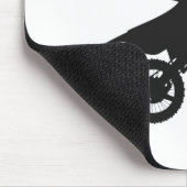 Motocross driver - Choose background color マウスパッド (コーナー)