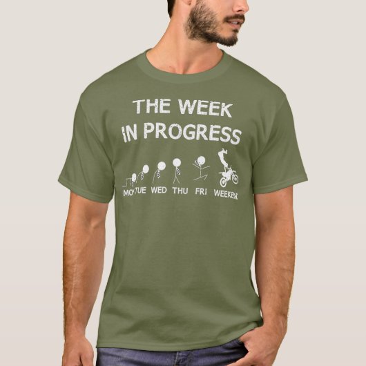 Motocross Evolution The Week In Progress Off Road Tシャツ (正面)