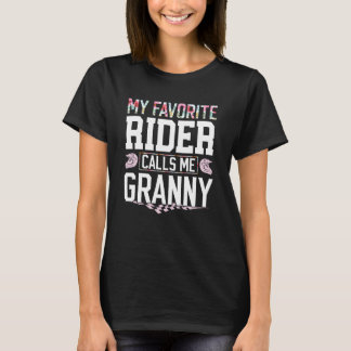 Motocross Granny Proud Moto Granny Motocross Rider Tシャツ