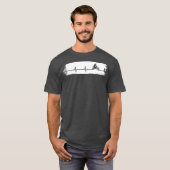 Motocross Heartbeat Enduro Bike Motorrad Tシャツ (正面フル)