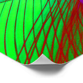 Motocross in Spider サイケデリック Web ポスター (角)