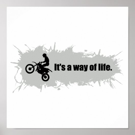 Motocross is a Way of Life ポスター (正面)