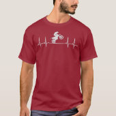 Motocross motorcycle Biker shirt evolution ECG Tシャツ (正面)