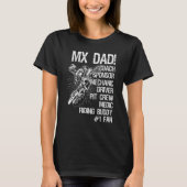 Motocross Mx Dad Tシャツ (正面)