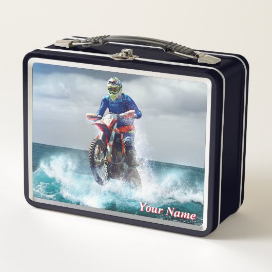 Motocross Surfing 1 Lunch Box メタルランチボックス (正面)