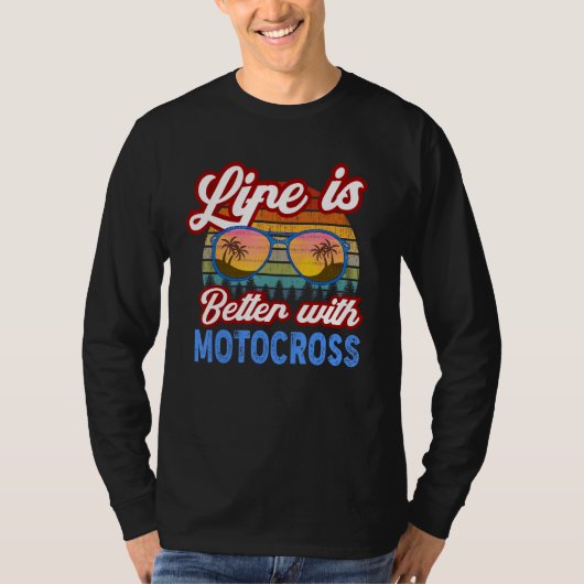Motocross   With Motocross  Saying Tシャツ (正面)