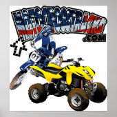 MotocrossTracks Print ポスター (正面)