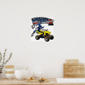 MotocrossTracks Print ポスター (キッチン)