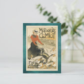 Motocycles Comiot By Theophile-Alexandre Steinlen ポストカード (スタンド正面)