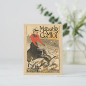 Motocycles Comiot France Vintage Poster 1899 ポストカード (スタンド正面)