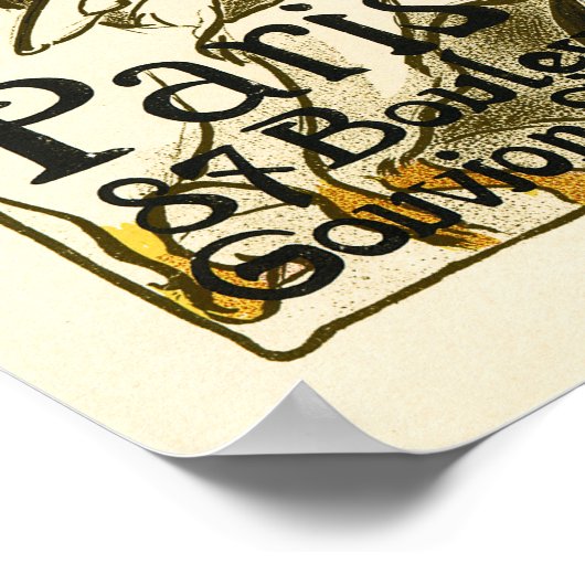 MOTOCYCLES COMIOT Paris Bicycle Theophile Steinlen ポスター (角)