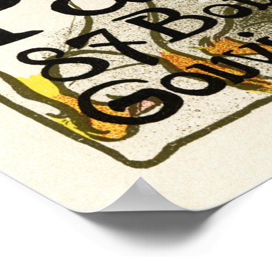 Motocycles Comiot、Steinlen ポスター (角)