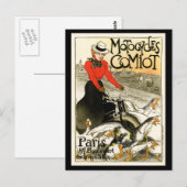 Motocycles Comiot、Steinlen ポストカード (正面/裏面)