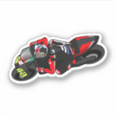 MotoGP Aprilia シール (正面)