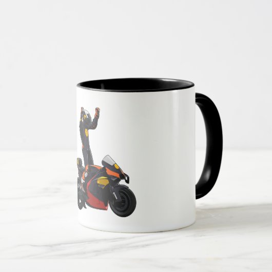 MotoGP KTM realistic style マグカップ (正面右)