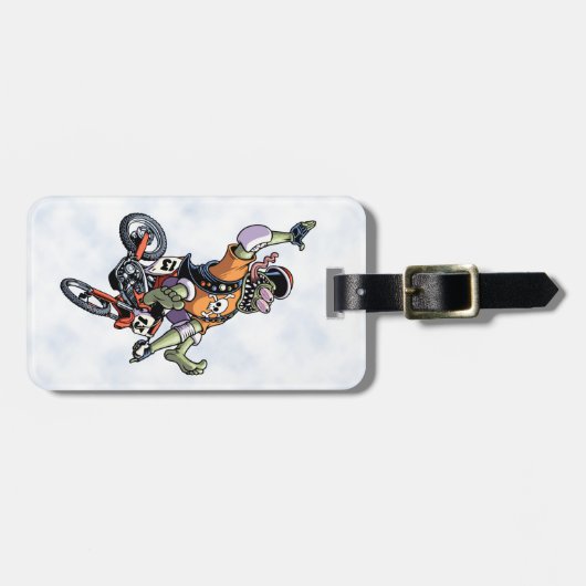 Motogross ラゲッジタグ (正面横)