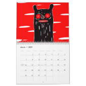Motomichi Nakamura著2011年のモンスターのカレンダー カレンダー (3月 2027)
