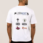 MotoMortトレーニングEnduroチームプラクティスJersey Tシャツ (裏面)