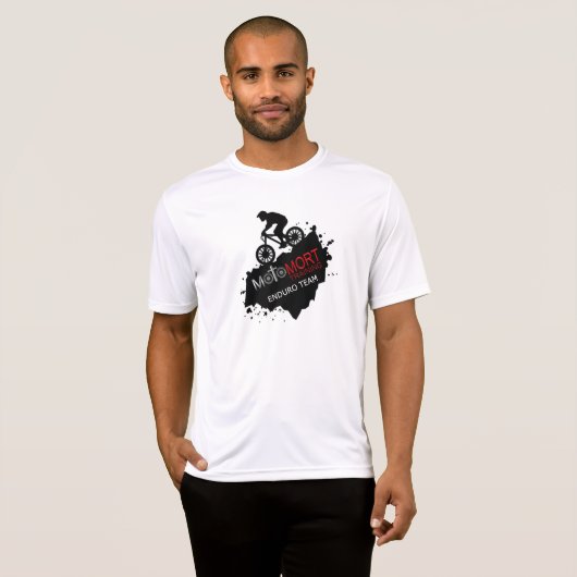 MotoMortトレーニングEnduroチームプラクティスJersey Tシャツ (正面フル)