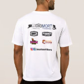 MotoMort Training Enduro Team Performance T-Shirt Tシャツ (裏面)