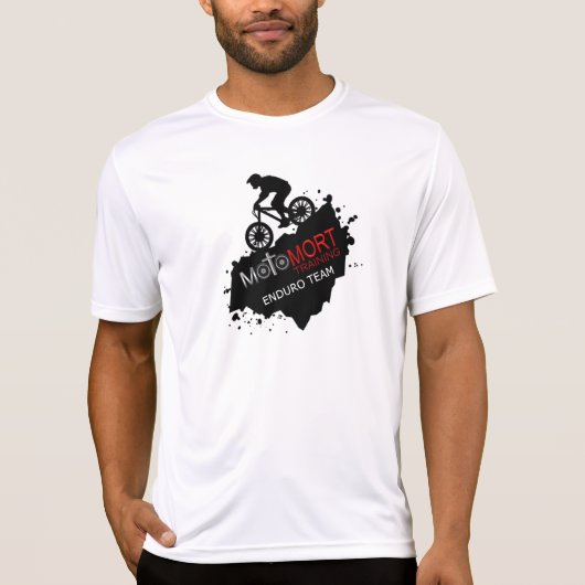 MotoMort Training Enduro Team Performance T-Shirt Tシャツ (正面)