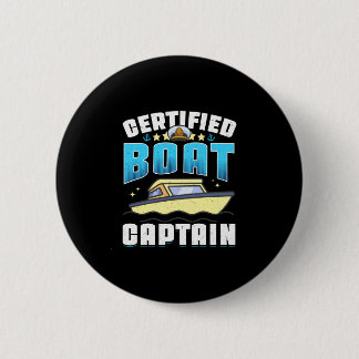 Motor boats captain speed boat owner motorboat 缶バッジ